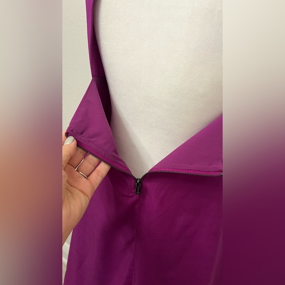 Sugarlips Fuchsia Purple Beaded Sleeveless Cocktail Dress Size S - Picture 7 of 9